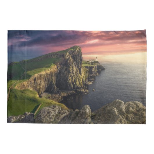 Kustlijn | Eiland Skye, Schotland Kussensloop (Achterkant)