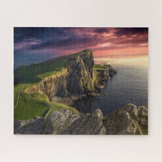 Kustlijn | Eiland Skye, Schotland Legpuzzel (Horizontaal)