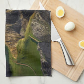 Kustlijn | Eiland Skye, Schotland Theedoek (Quarter Fold)