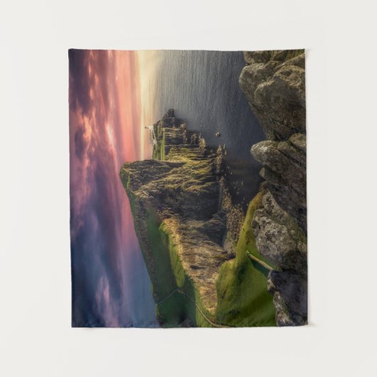 Kustlijn | Eiland Skye, Schotland Wandkleed (Voorkant)