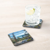 Kustlijn | Emerald Bay, Lake Tahoe, Californië Bier Onderzetter (Rechterzijde)
