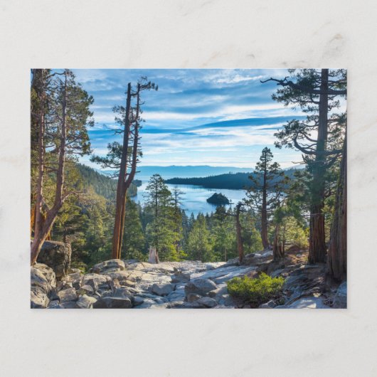 Kustlijn | Emerald Bay, Lake Tahoe, Californië Briefkaart (Voorkant)