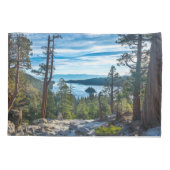 Kustlijn | Emerald Bay, Lake Tahoe, Californië Kussensloop (Achterkant)