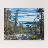 Kustlijn | Emerald Bay, Lake Tahoe, Californië Legpuzzel (Horizontaal)