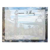 Kustlijn | Emerald Bay, Lake Tahoe, Californië Notitieblok (Voorkant)