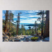 Kustlijn | Emerald Bay, Lake Tahoe, Californië Poster (Voorkant)