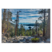 Kustlijn | Emerald Bay, Lake Tahoe, Californië Snijplank (Voorkant)