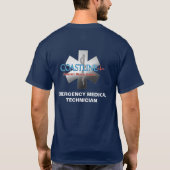 Kustlijn EMS (EMT-BASIC)-T-shirt T-shirt (Achterkant)