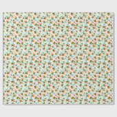 Kustlijn Floral Cadeaupapier (Vlak)