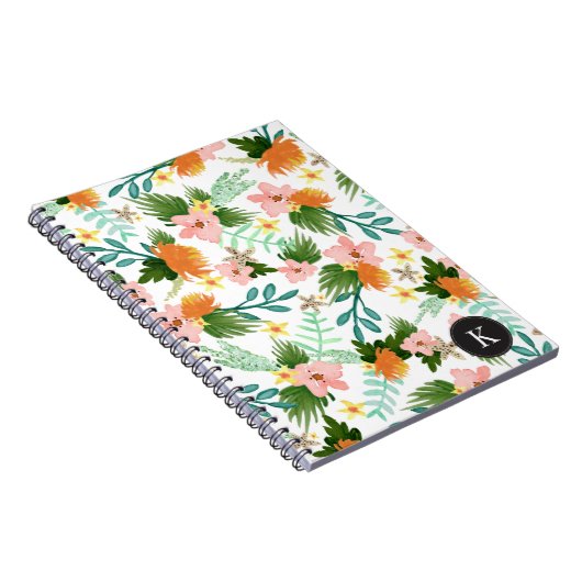 Kustlijn Floral Notitieboek (Rechterzijde)