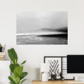 Kustlijn Fog2 Poster (Thuiskantoor)