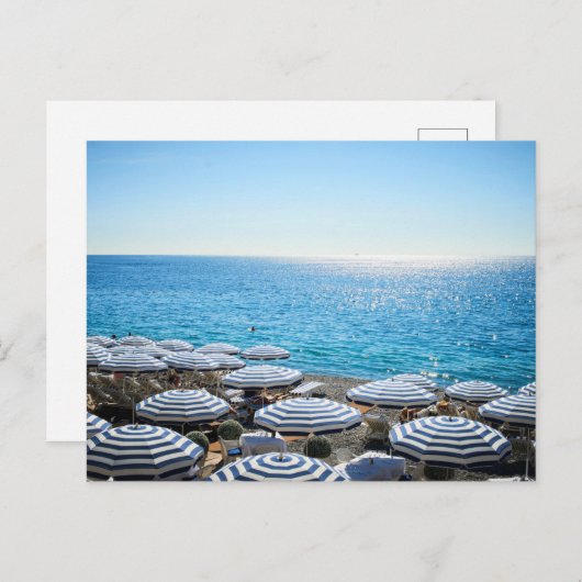 Kustlijn | Frans Riviera, Nice Frankrijk Briefkaart (Voorkant / Achterkant)