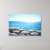 Kustlijn | Frans Riviera, Nice Frankrijk Canvas Afdruk (Voorkant)