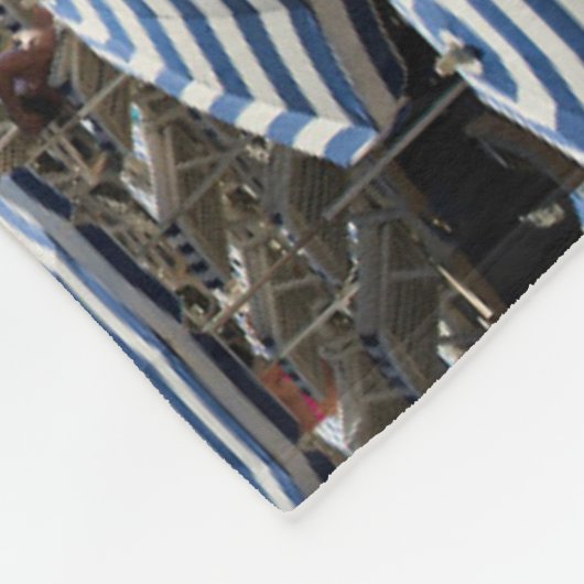 Kustlijn | Frans Riviera, Nice Frankrijk Fleece Deken (Hoek)