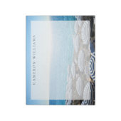 Kustlijn | Frans Riviera, Nice Frankrijk Notitieblok (Linkerzijde)