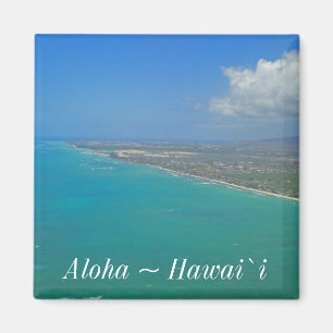 Kustlijn Hawaii Beach Magneet