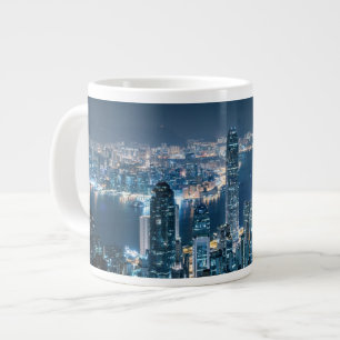 Kustlijn Hong Kong eiland, Azië Grote Koffiekop