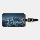 Kustlijn | Hong Kong Island, Azië Bagagelabel (Voorkant horizontaal)