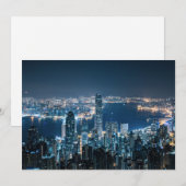 Kustlijn | Hong Kong Island, Azië Bedankkaart (Voorkant / Achterkant)