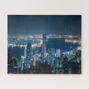 Kustlijn   Hong Kong Island, Azië Legpuzzel