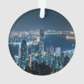 Kustlijn | Hong Kong Island, Azië Ornament (achterkant)