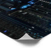 Kustlijn | Hong Kong Island, Azië Poster (Hoek)