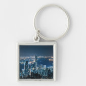 Kustlijn | Hong Kong Island, Azië Sleutelhanger (Voorkant)