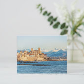 Kustlijn in Antibes Briefkaart (Staand voorkant)