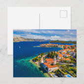 Kustlijn | Korcula Town, Korcula Island, Kroatië Briefkaart (Voorkant / Achterkant)