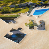 Kustlijn | Korcula Town, Korcula Island, Kroatië Legpuzzel (Zijkant)