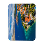 Kustlijn | Korcula Town, Korcula Island, Kroatië Magneet (Verticaal)