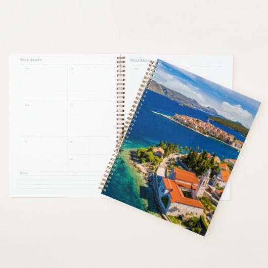 Kustlijn | Korcula Town, Korcula Island, Kroatië Planner (Display)