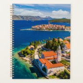 Kustlijn | Korcula Town, Korcula Island, Kroatië Planner (Voorkant)