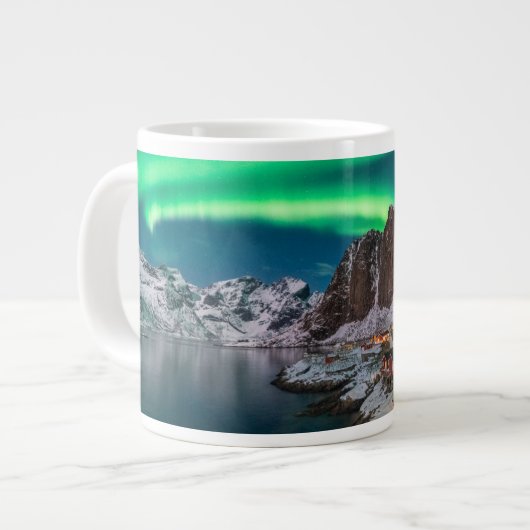 Kustlijn | Lofoten-eilanden, Hamnoy, Noorwegen Grote Koffiekop (Links)