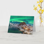 Kustlijn | Lofoten-eilanden, Hamnoy, Noorwegen Kaart (Gele Bloem)