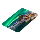 Kustlijn | Lofoten-eilanden, Hamnoy, Noorwegen Magneet (Linkerzijde)