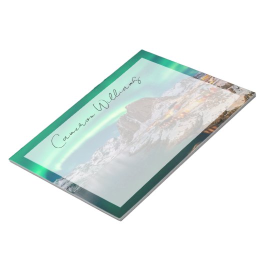 Kustlijn | Lofoten-eilanden, Hamnoy, Noorwegen Notitieblok (Schuin)