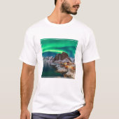 Kustlijn | Lofoten-eilanden, Hamnoy, Noorwegen T-shirt (Voorkant)