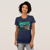 Kustlijn | Lofoten-eilanden, Hamnoy, Noorwegen T-shirt (Voorkant volledig)