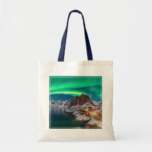 Kustlijn Lofoten-eilanden, Hamnoy, Noorwegen Tote Bag