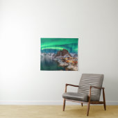 Kustlijn | Lofoten-eilanden, Hamnoy, Noorwegen Wandkleed (In Situ (horizontaal))