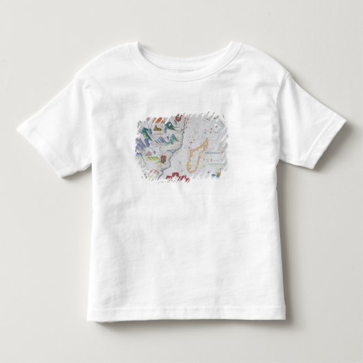Kustlijn Madagaskar en Oost-Afrika Kinder Shirts (Voorkant)