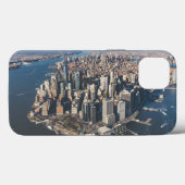 Kustlijn | Manhattan, New York City Case-Mate iPhone Case (Achterkant (horizontaal))