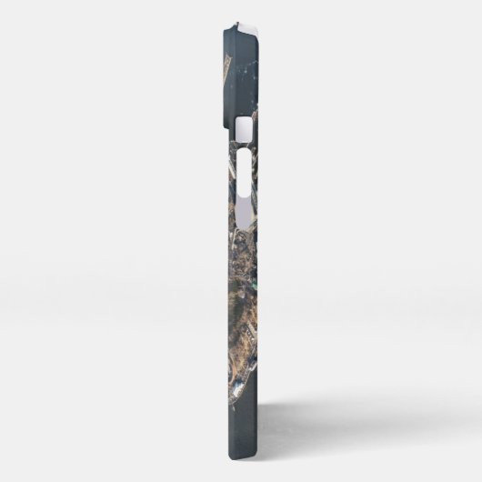 Kustlijn | Manhattan, New York City iPhone Hoesje (Linkerkant)