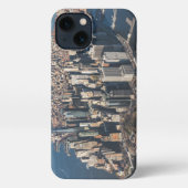 Kustlijn | Manhattan, New York City iPhone Hoesje (Achterkant)