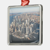 Kustlijn | Manhattan, New York City Metalen Ornament (Links)