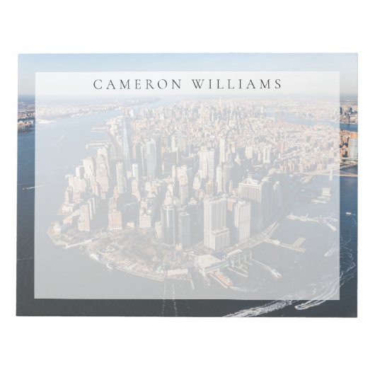 Kustlijn | Manhattan, New York City Notitieblok (Voorkant)