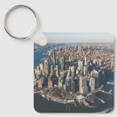 Kustlijn | Manhattan, New York City Sleutelhanger (Voorkant)