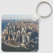Kustlijn | Manhattan, New York City Sleutelhanger (Achterkant)