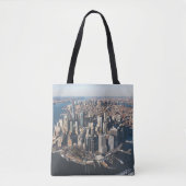 Kustlijn | Manhattan, New York City Tote Bag (Voorkant)
